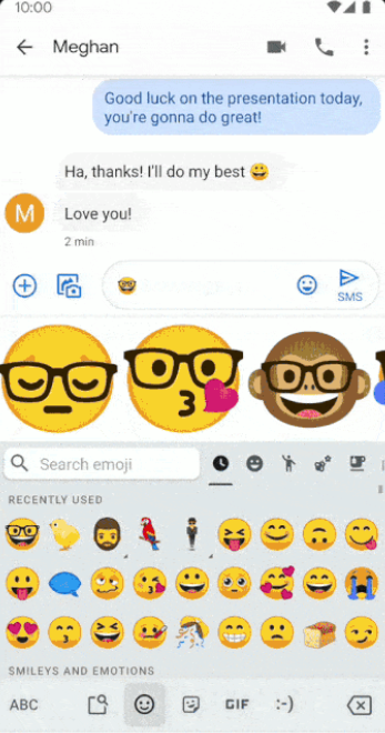 Gboard输入法推出新功能　自由组合Emoji表情符号  