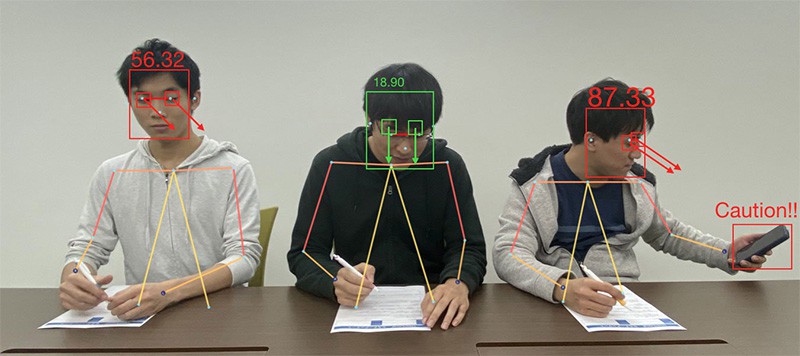 日本研发 AI 侦测考生作弊　从姿势及视线即时判断违规