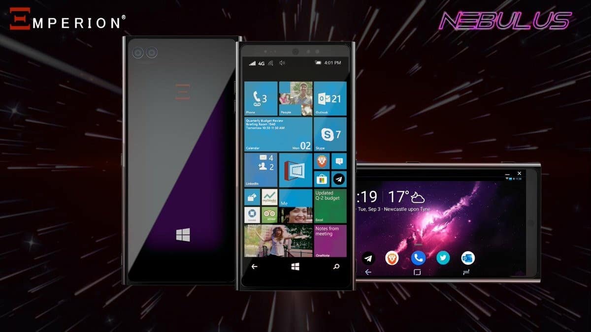 同时预载 Windows 10、Android 英国品牌 Emperion 推双系统手机